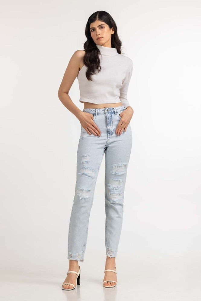 Ice Blue Basic Jeans WM-JNS-WS23-005