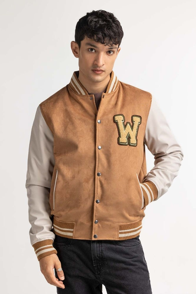 Ice Coffee Suede Jacket MN-JKT-WS23-016