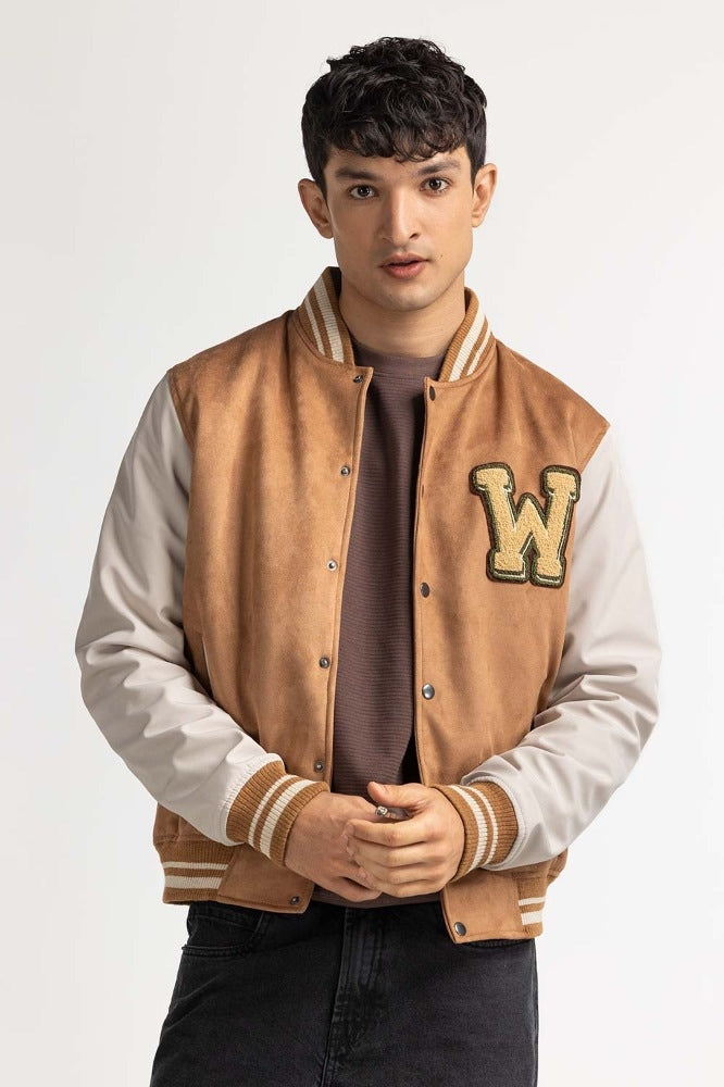 Ice Coffee Suede Jacket MN-JKT-WS23-016