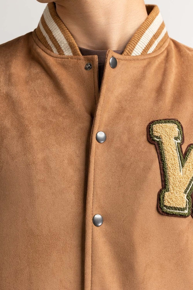 Ice Coffee Suede Jacket MN-JKT-WS23-016