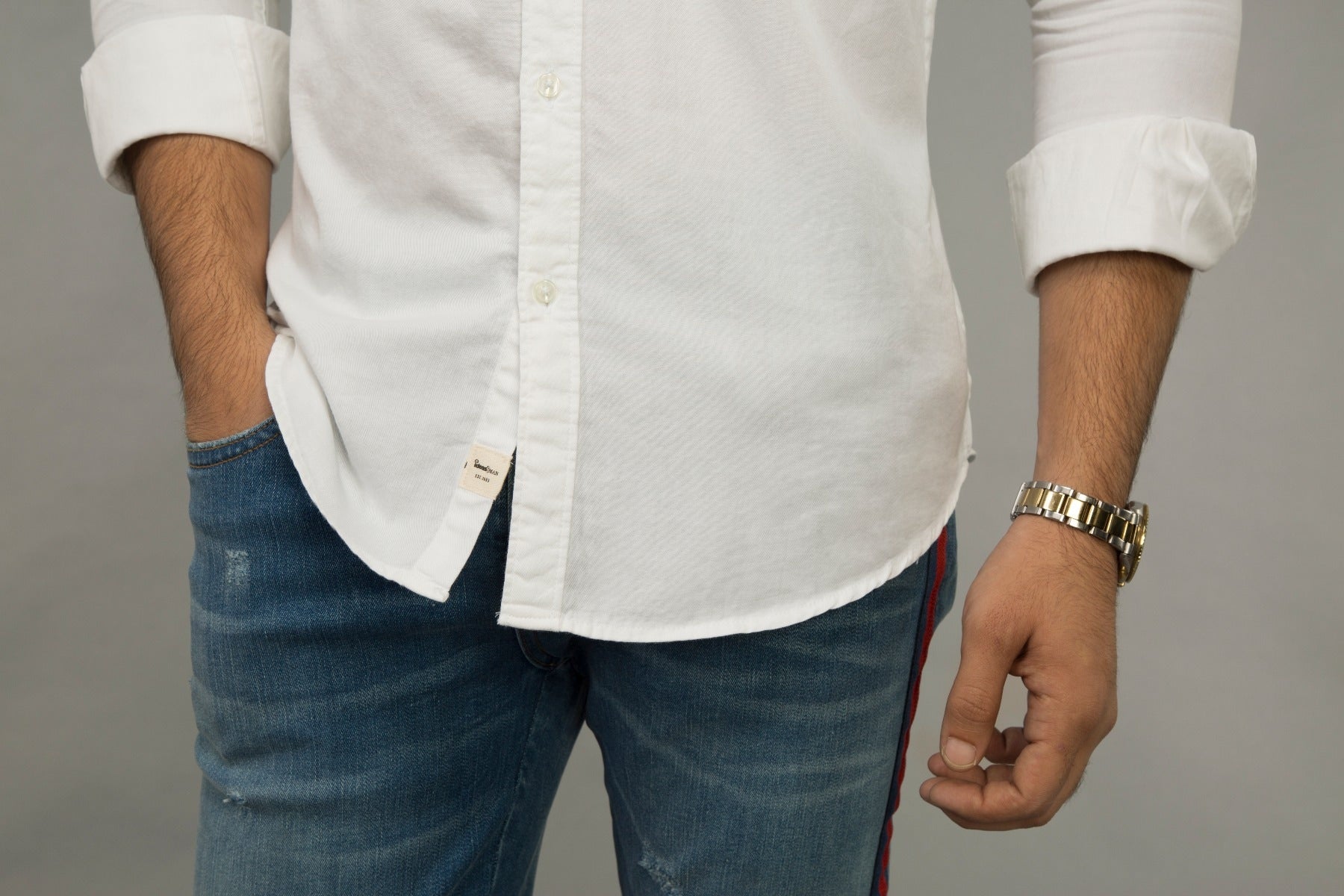 White Casual Shirt CM-YD-2270