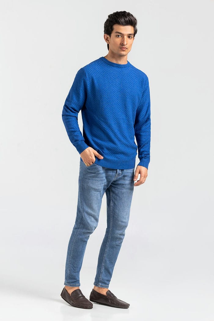 Indigo Fashion Sweater FS-SWT-VPN-FD-422-01