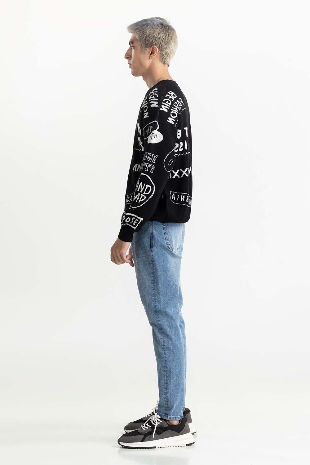 Jacquard Sweater  224-111-003