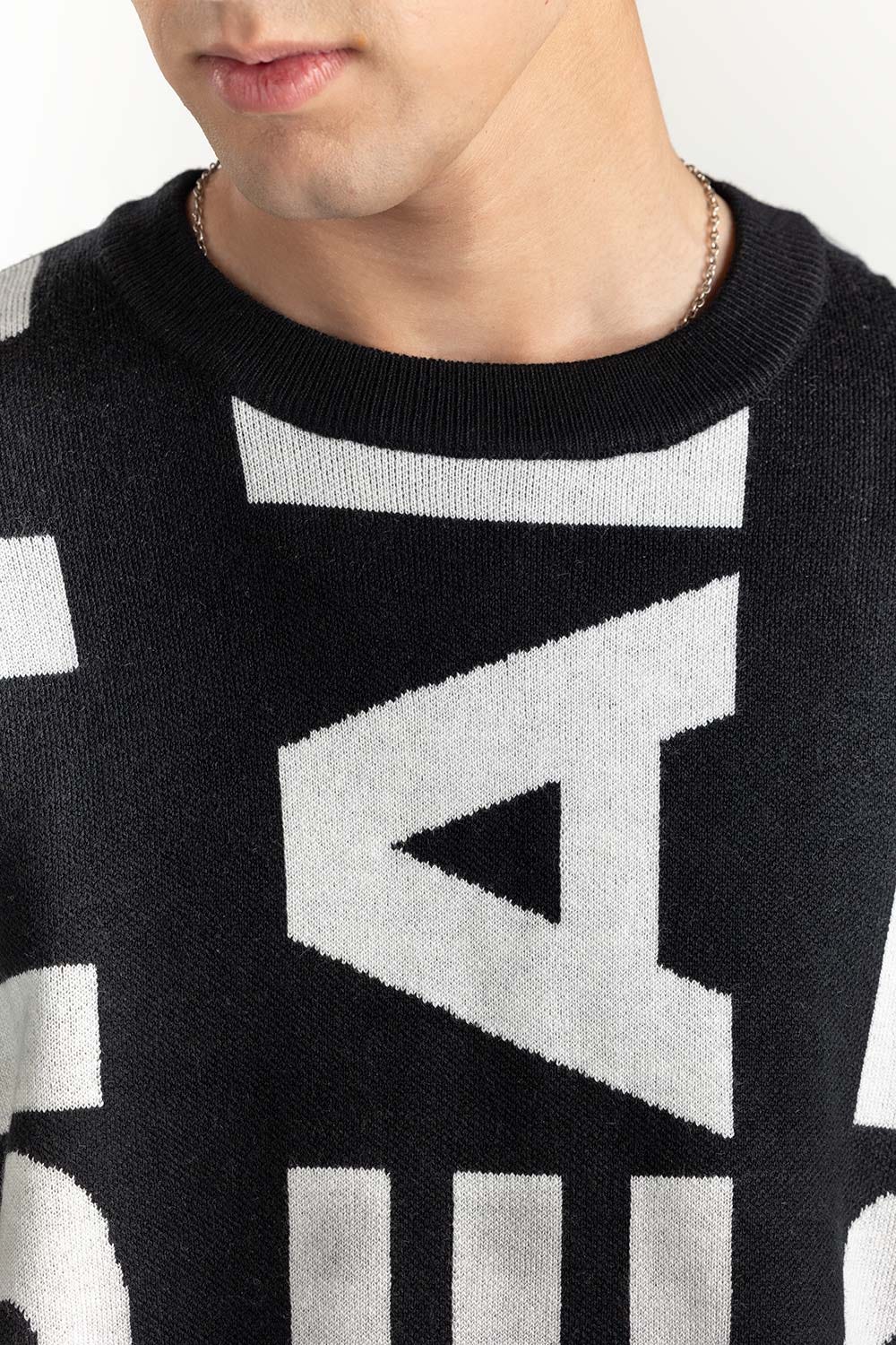 Jacquard Sweater  224-111-033