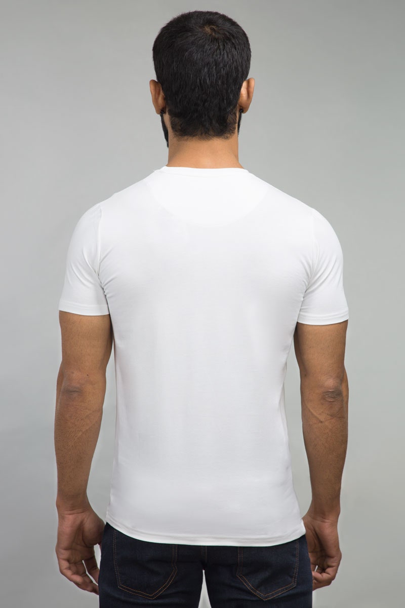 White Basic Tee JCN-SIG-D018