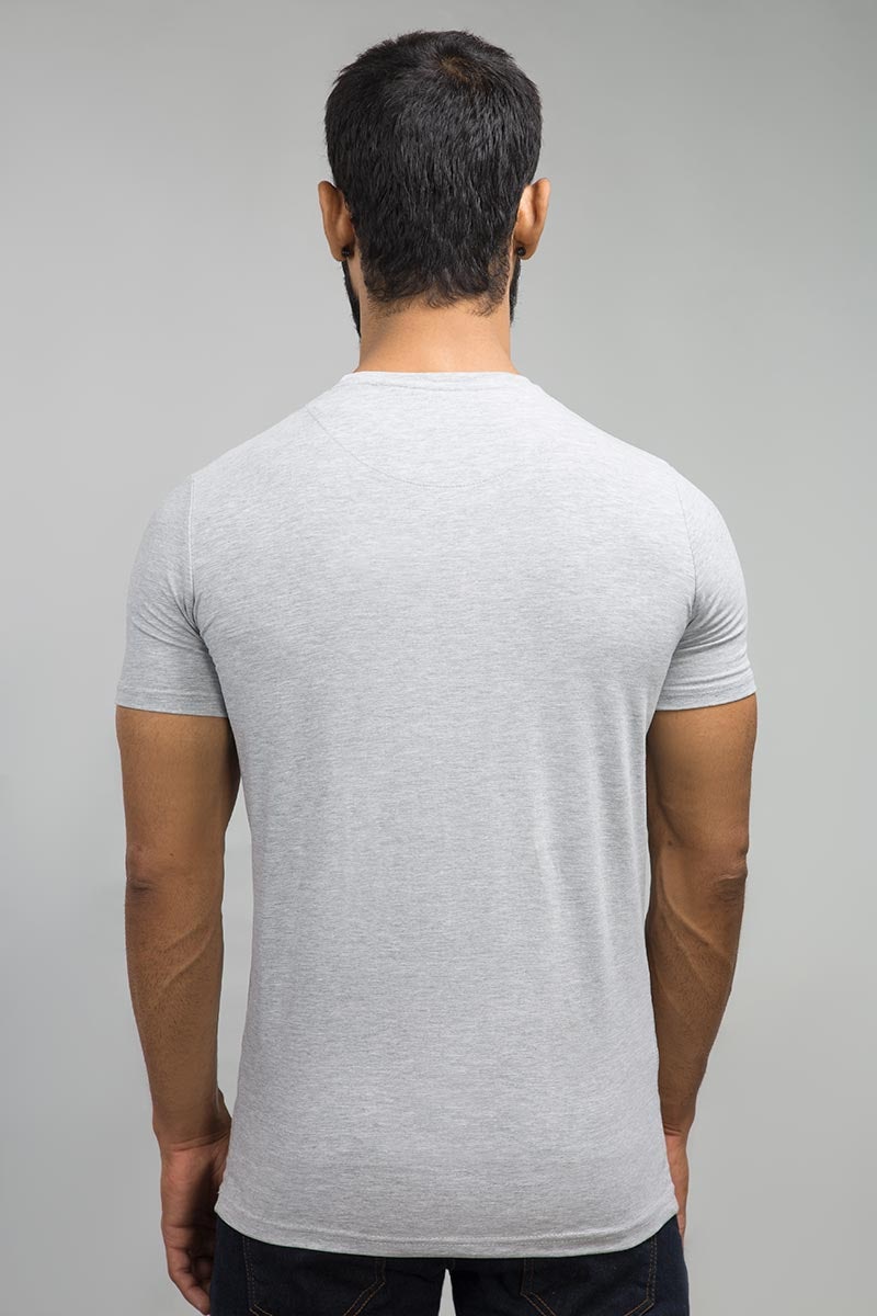 Ash Grey Basic Tee JCN-SIG-D020