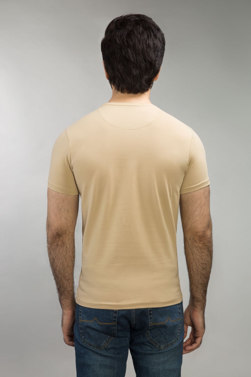 Beige Signature T-Shirt JCN-SIG-D026