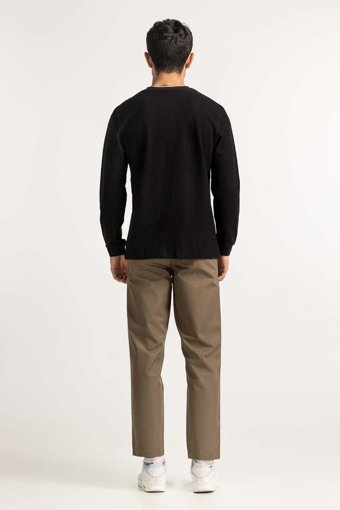 Jet Black Basic Tee MN-TS-BS-WS23-010