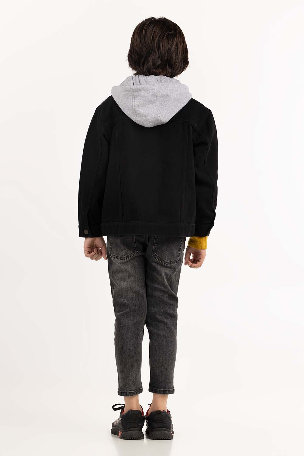 Junior Boy Jet Black Jacket 224-310-048