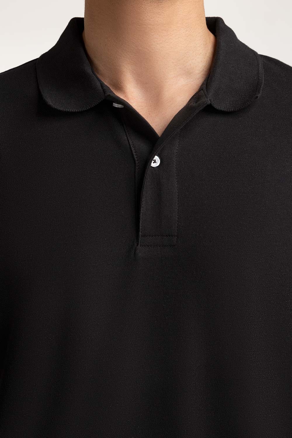 Jet Black Signature Polo PS-SIGPK24-037