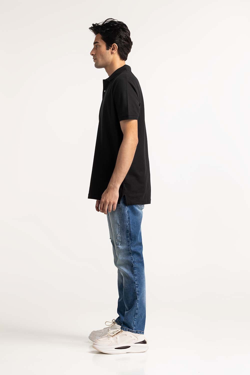 Jet Black Signature Polo PS-SIGPK24-037