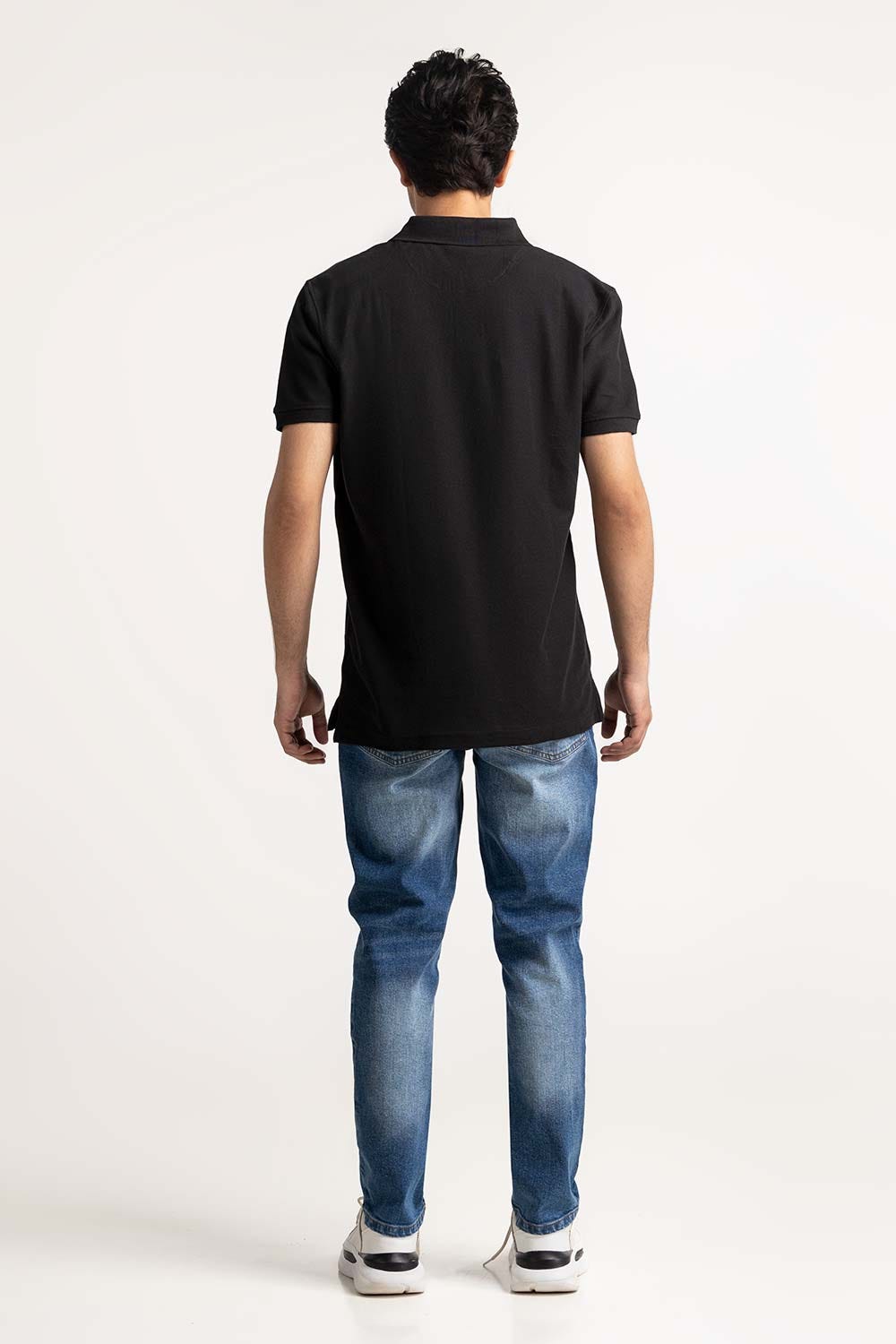 Jet Black Signature Polo PS-SIGPK24-037