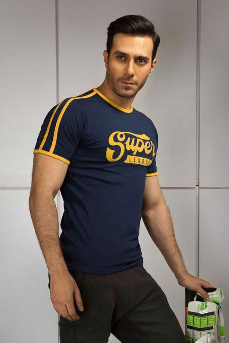 Navy Urban Graphic T-Shirt JGP-URB-D136