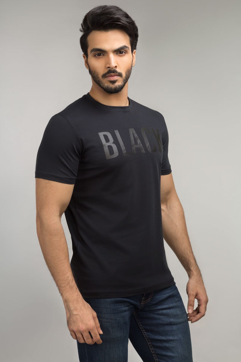 Black Fashion Tee JGP-URB-D139