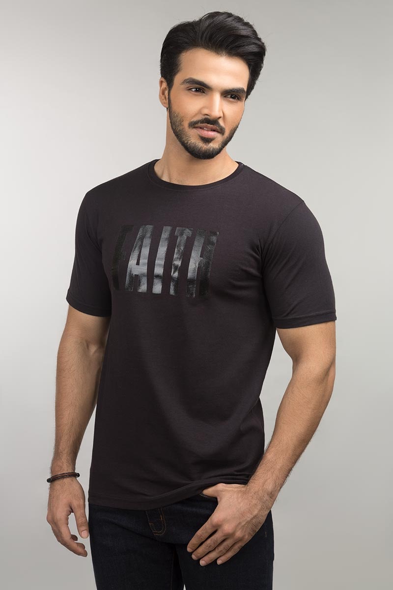 Black Fashion Tee JGP-URB-D141