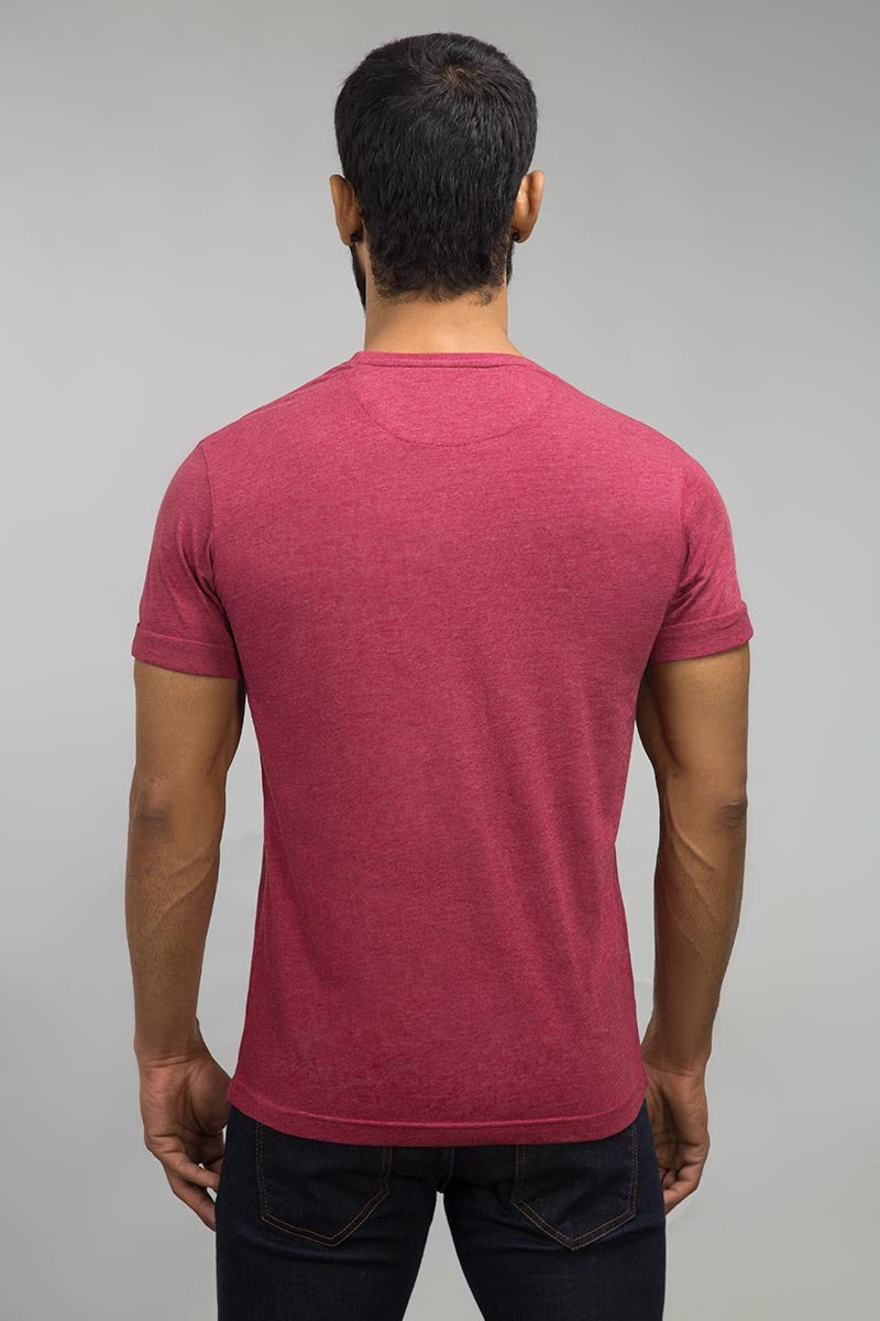 Burgundy Fashion Tee JGP-URB-D156