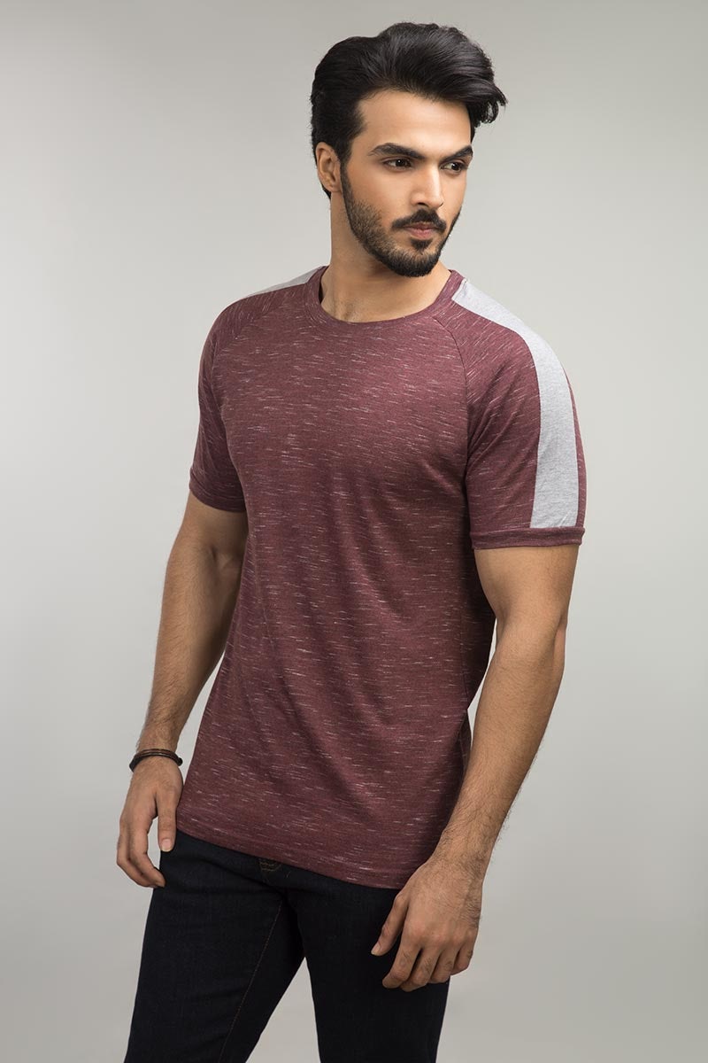 Burgundy Fashion Tee JGP-URB-D160