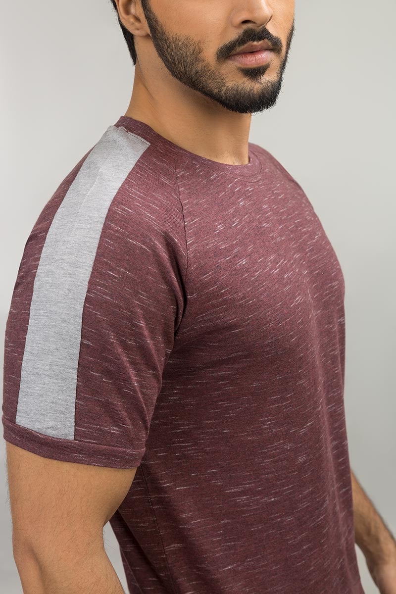 Burgundy Fashion Tee JGP-URB-D160