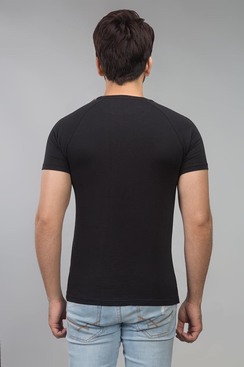 Black Fashion Tee JGP-URB-D164