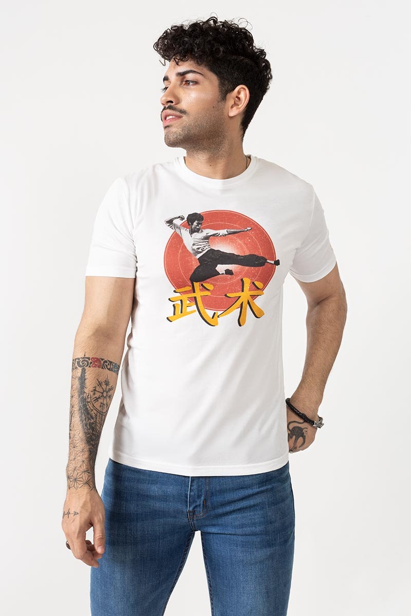 White Graphic Tee JGP-URB-D184