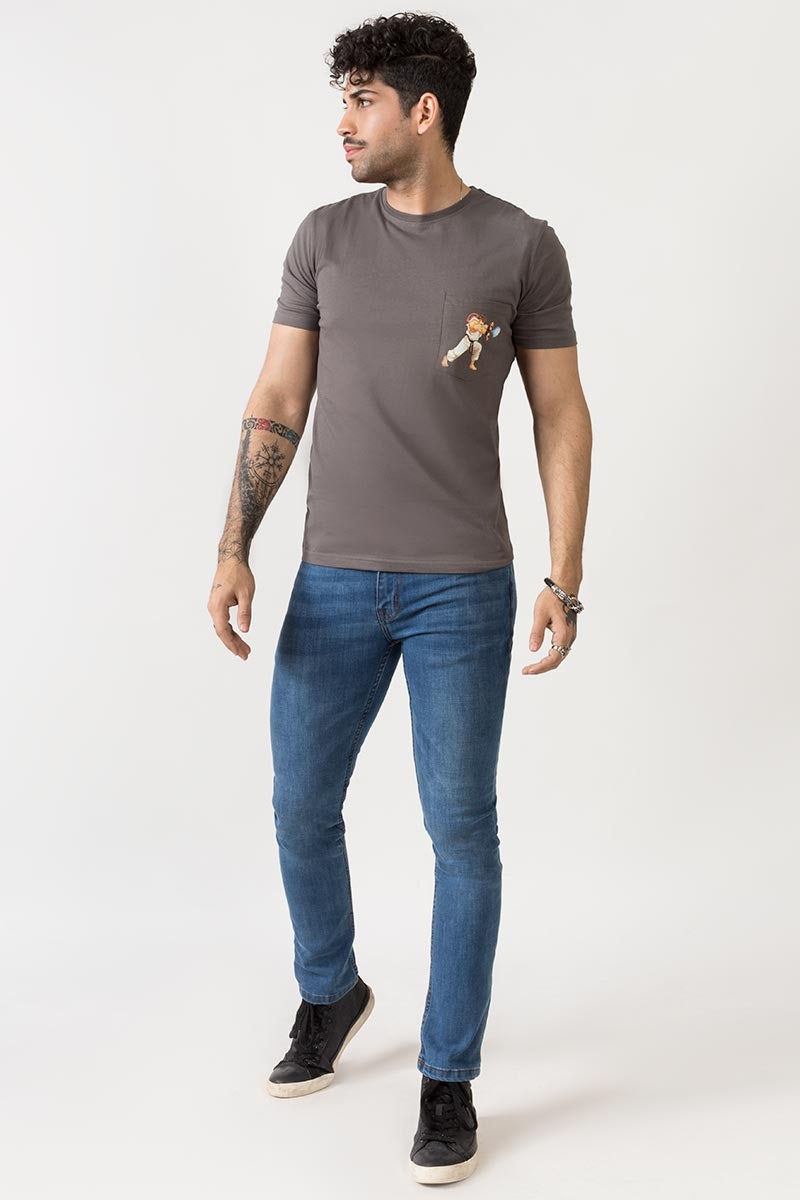 Charcoal Graphic Tee JGP-URB-D189