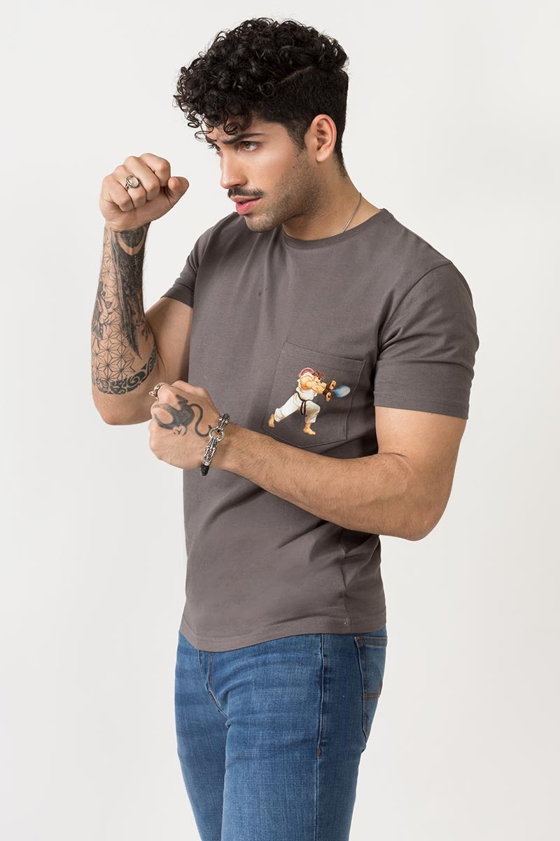 Charcoal Graphic Tee JGP-URB-D189