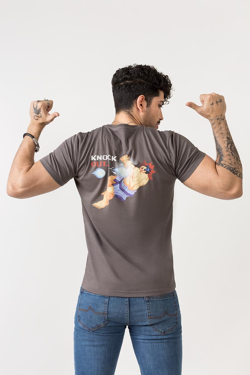 Charcoal Graphic Tee JGP-URB-D189