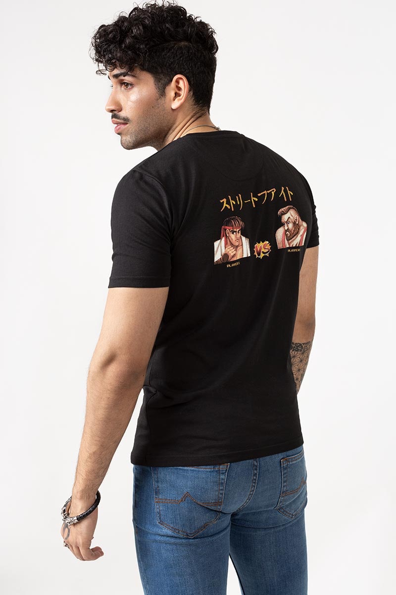 Black Graphic Tee JGP-URB-D192