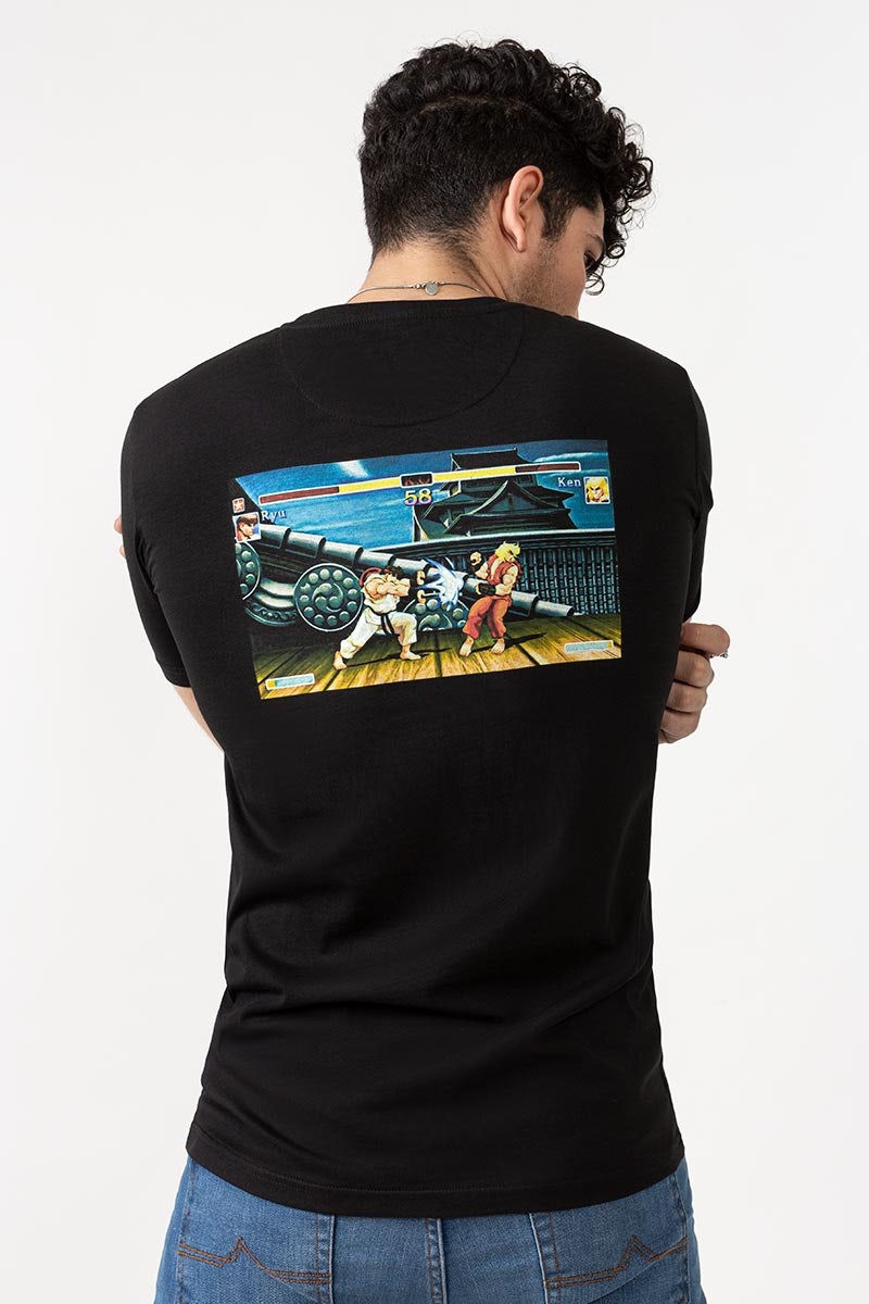 Black Graphic Tee JGP-URB-D194