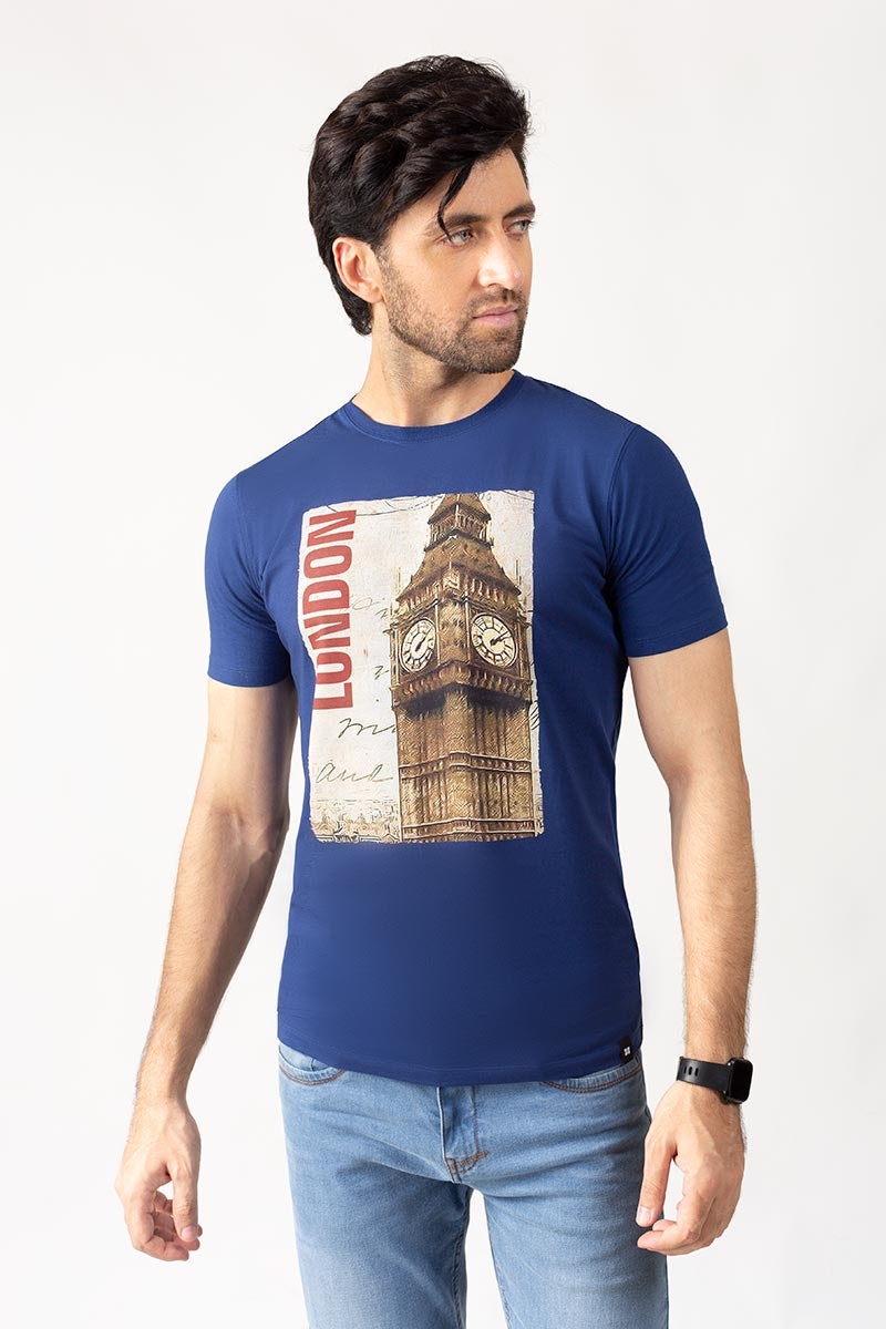 Navy Fashion T-Shirt JGP-URB-D208