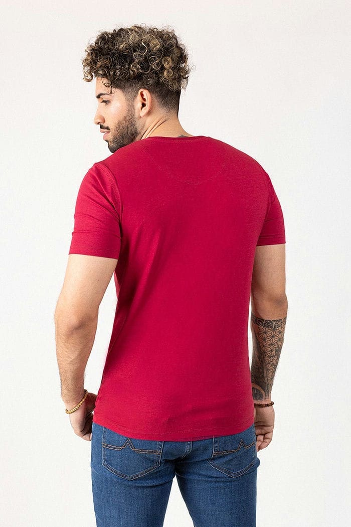 Maroon Fashion T-Shirt JGP-URB-D210