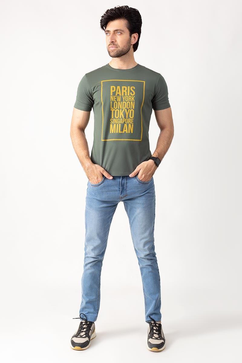 Green Fashion T-Shirt JGP-URB-D212