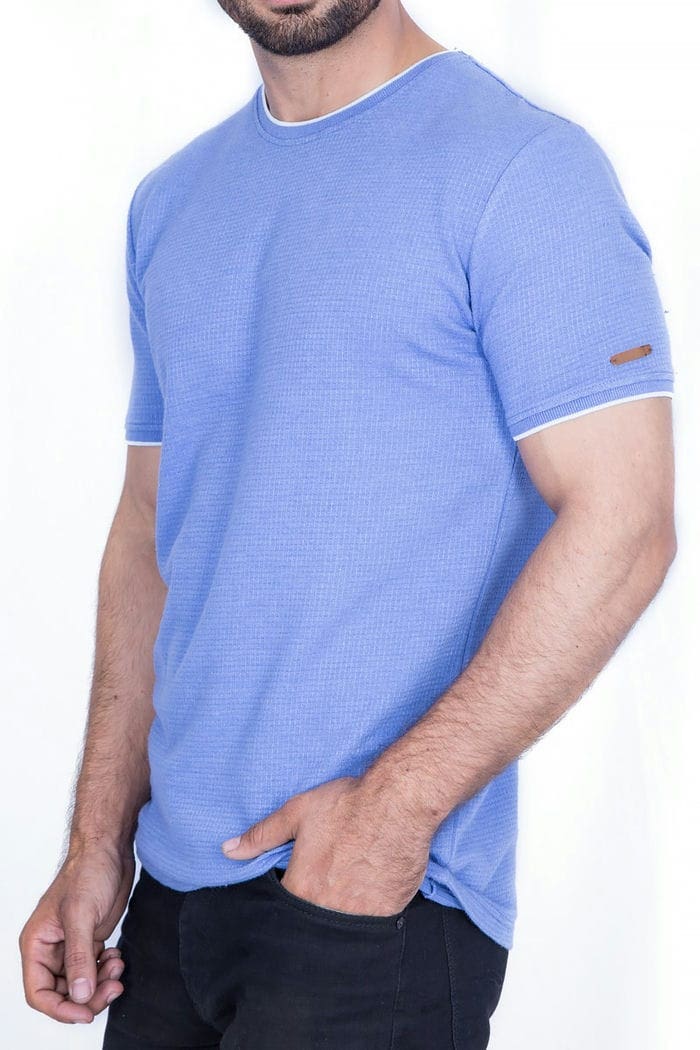 Strick Azur -  Blue Urban T-Shirt JGP-URB-D41-03