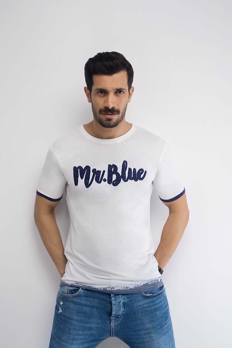 White Urban Graphic T-Shirt JGP-URB-D87-MB