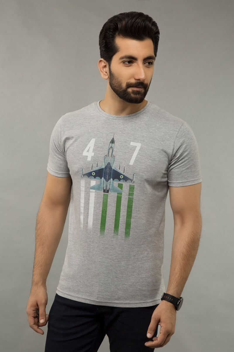 Grey Urban Graphic T-Shirt JGP-URB-D92
