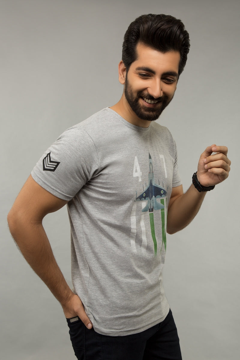 Grey Urban Graphic T-Shirt JGP-URB-D92