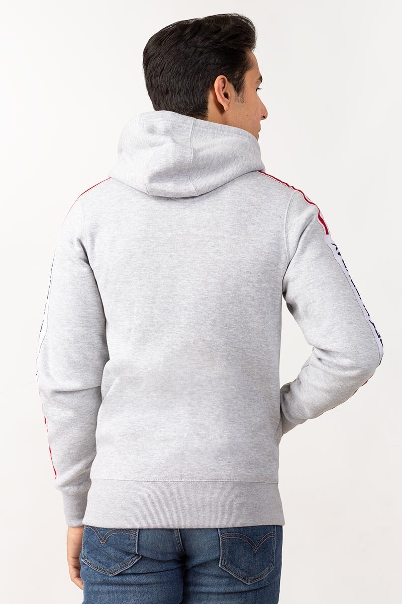 Ash Grey Zipper JKT-HZJ-D40-01