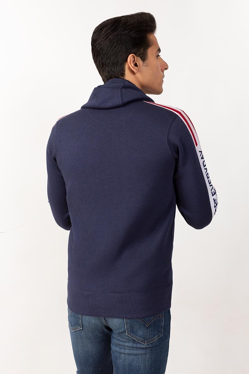 Navy Zipper JKT-HZJ-D40-02