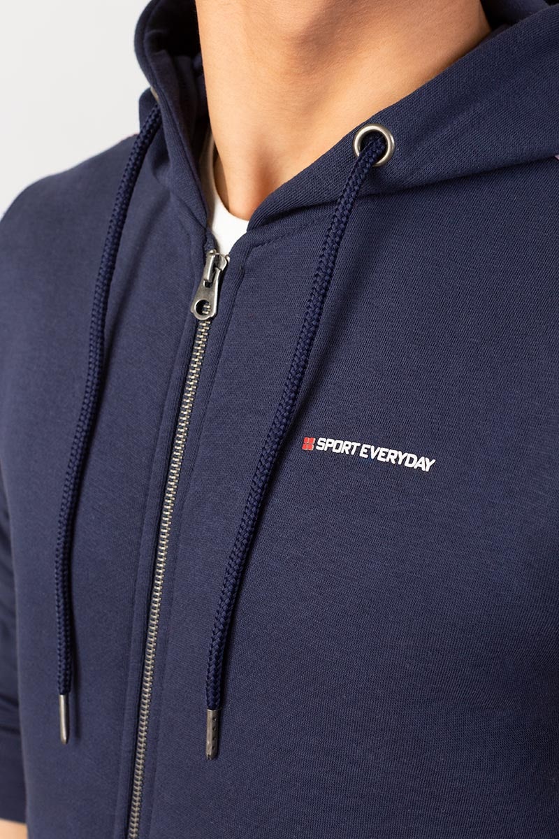 Navy Zipper JKT-HZJ-D40-02