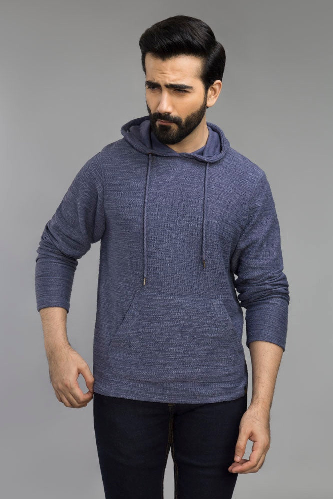 Indigo Hooded Zipper Jacket JKT-HZJ-D27-02