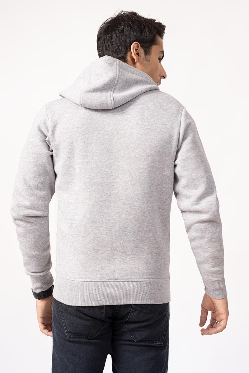 Ash Grey Zipper Jacket JKT-HZJ-D37-01