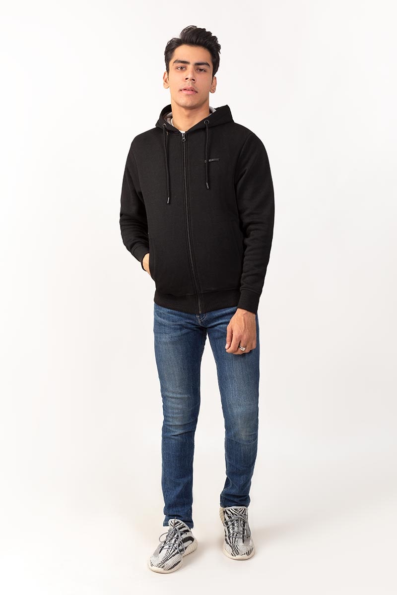 Black Zipper JKT-HZJ-D37-04