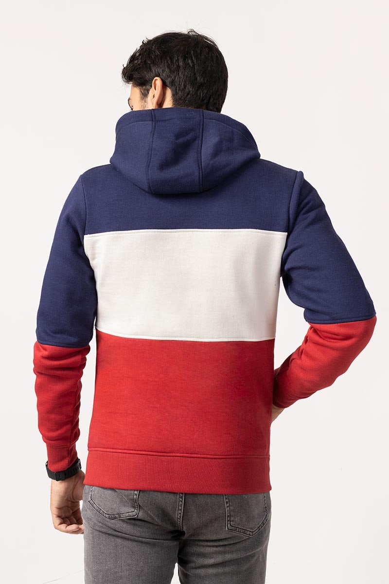 Navy Red Zipper Jacket JKT-HZJ-D38-01