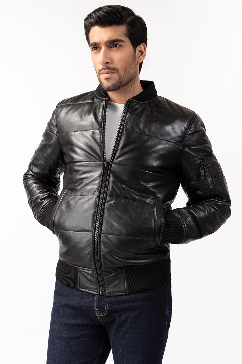 Black Jacket JKT-LETH-D34-01