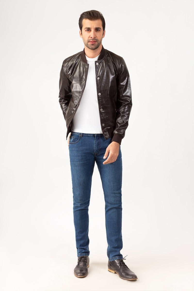 Brown Jacket JKT-LETH-D40-01