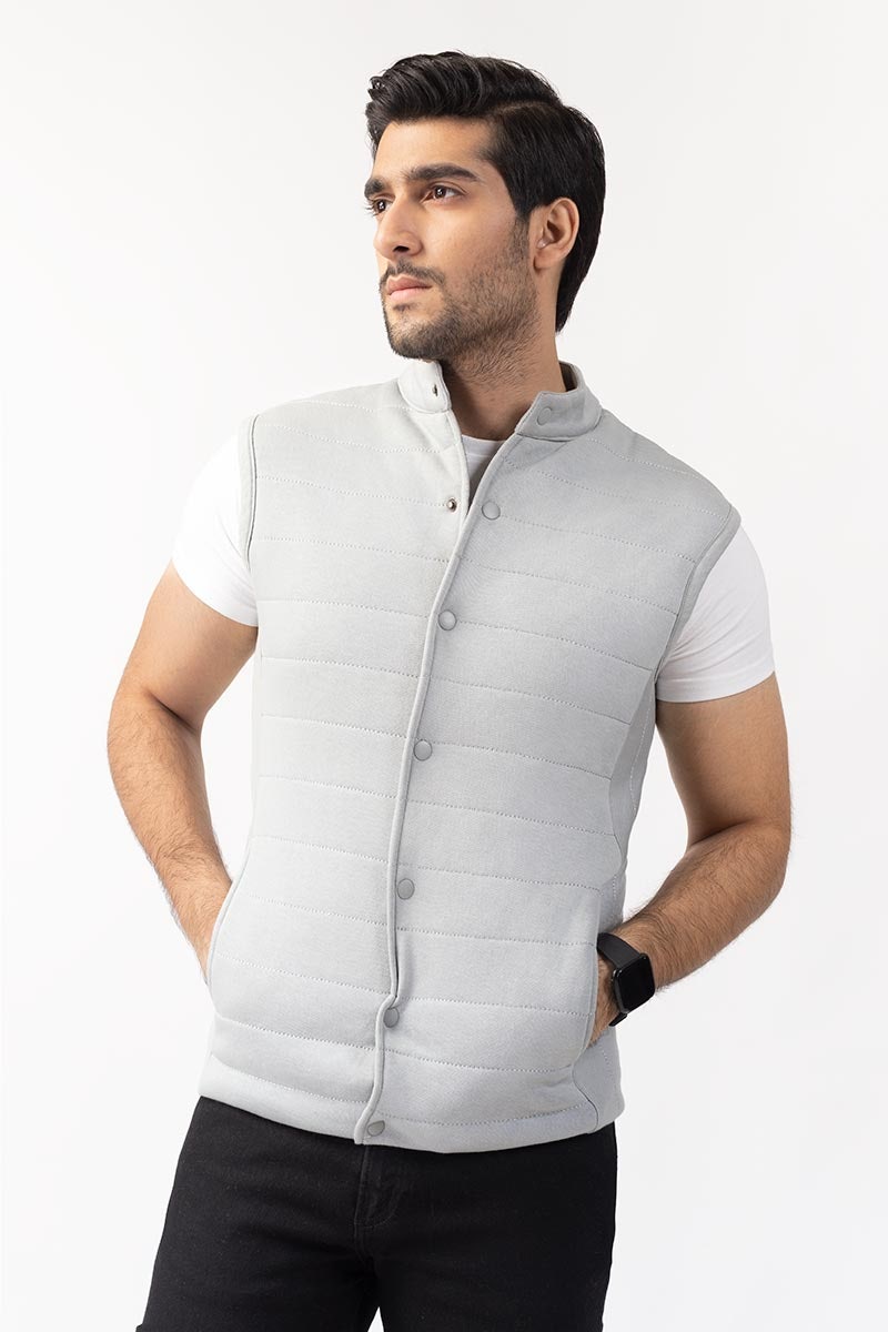 Grey Sleeveless Jacket JKT-MNV-D23-02