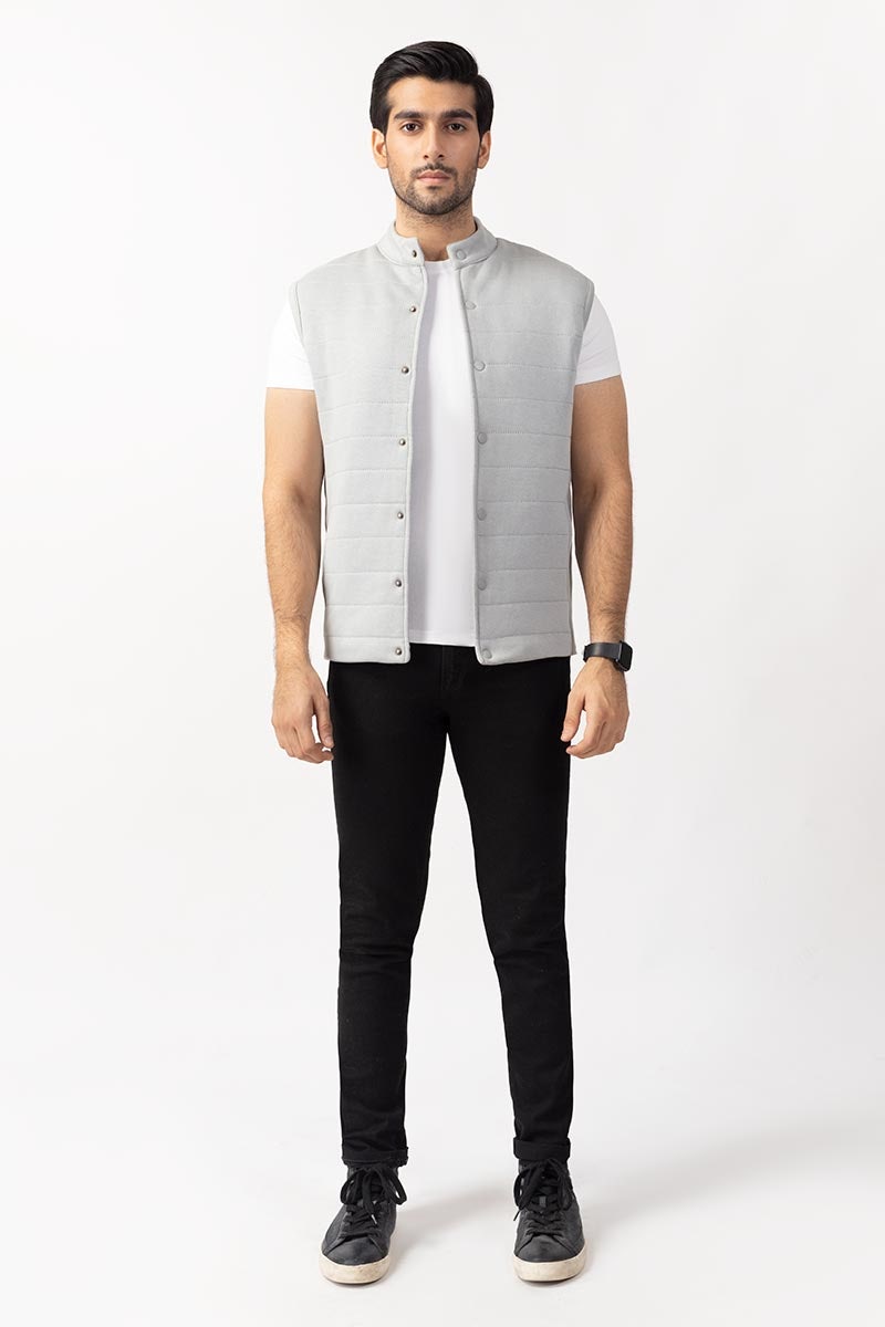 Grey Sleeveless Jacket JKT-MNV-D23-02