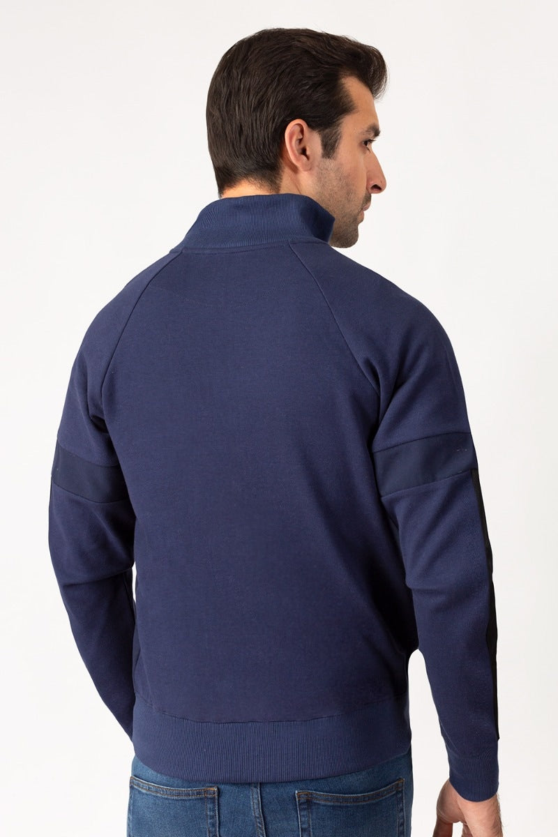 Navy Zipper Jacket JKT-MNZ-73-04