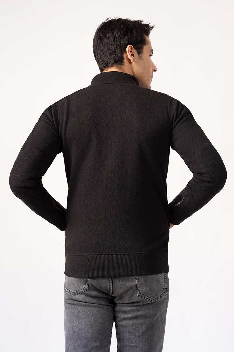 Black Zipper Jacket JKT-MNZ-75-02