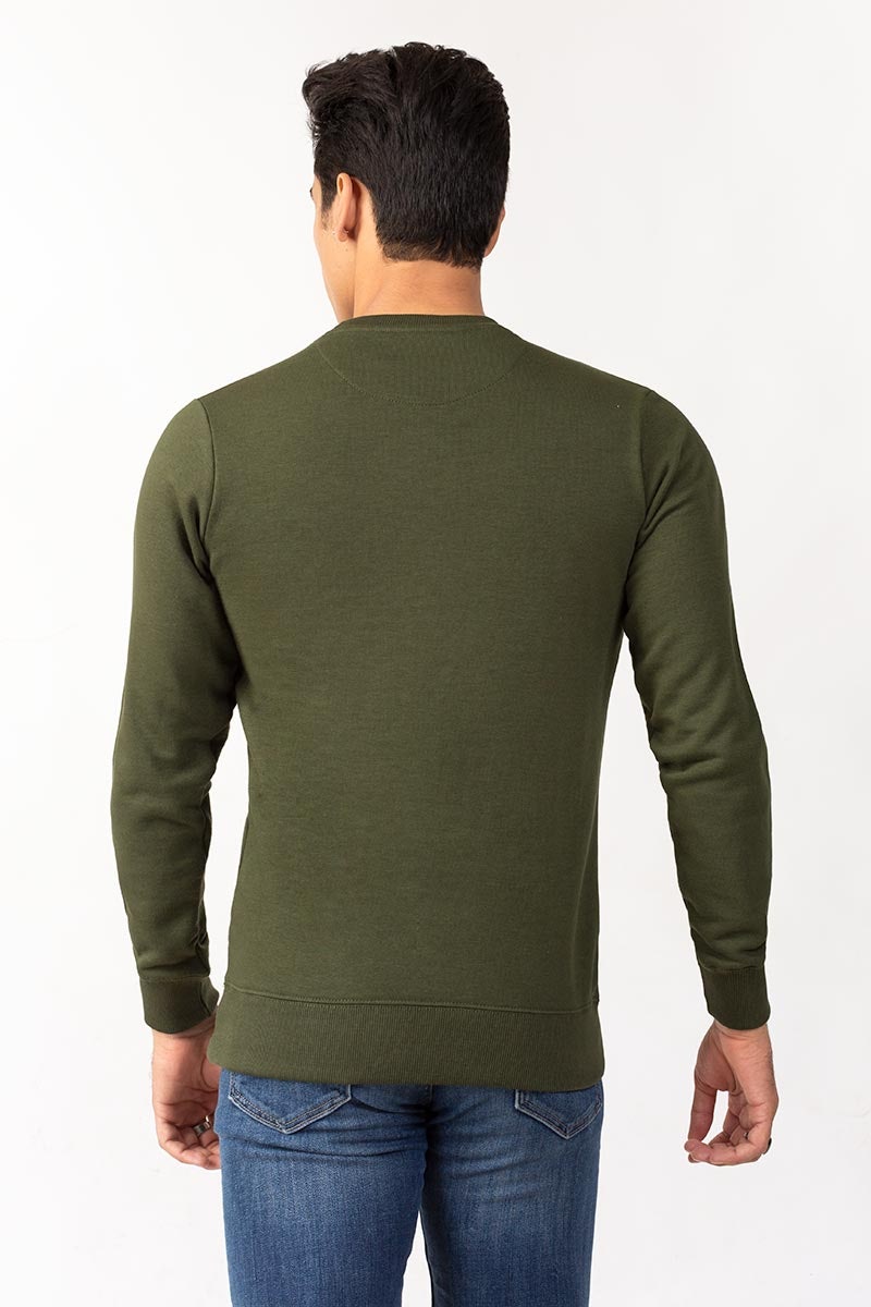 Grey Green Sweatshirt JKT-MSS-15-01